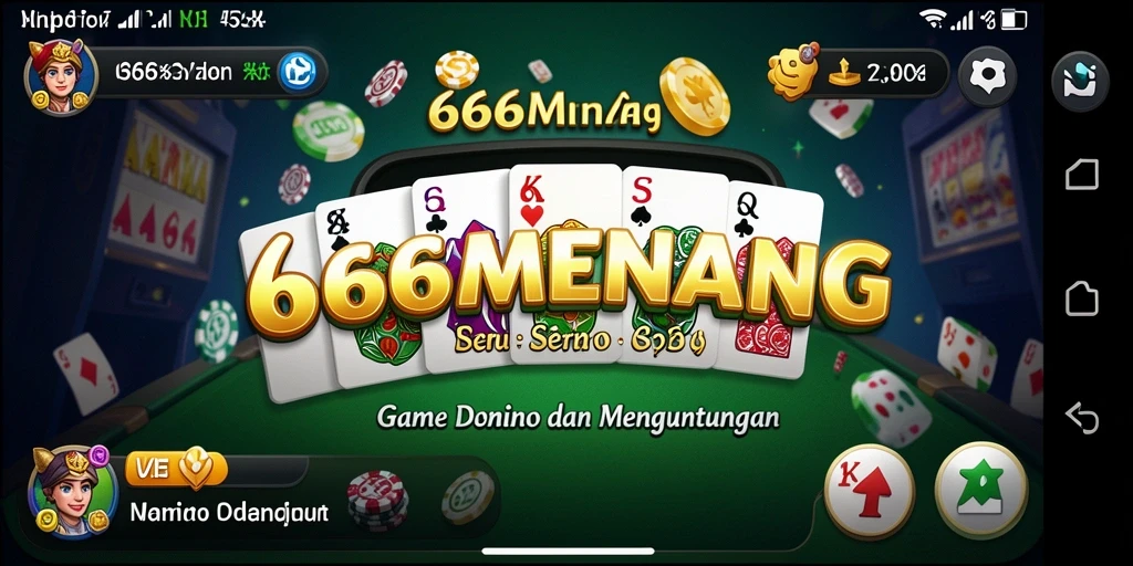 Tampilan gameplay seru dalam 666MENANG yang memikat hati para pemain.