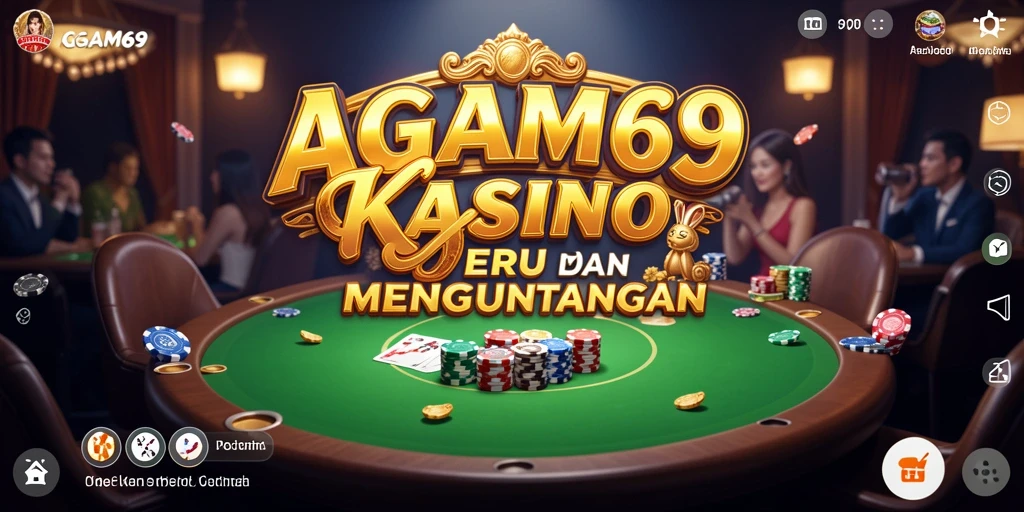 Tampilan gameplay Kasino AGAM69 yang mengasyikkan dan interaktif.