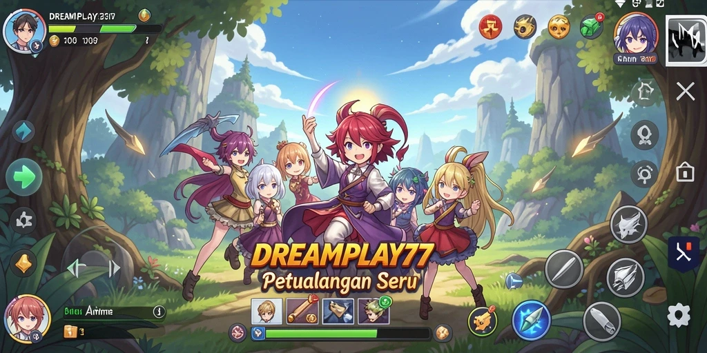 Gameplay seru dan grafis menawan dari DREAMPLAY77.