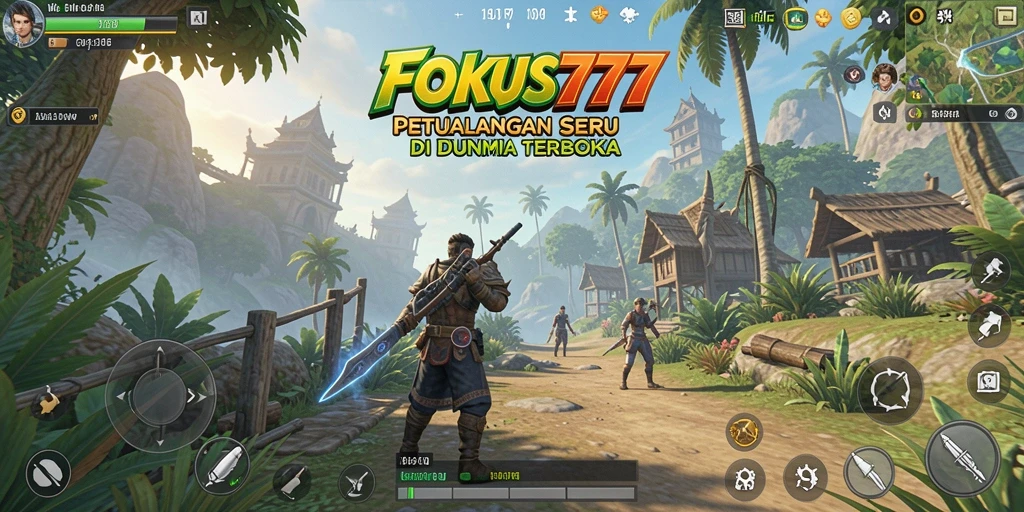 Gameplay seru FOKUS777 dalam dunia terbuka yang menakjubkan.