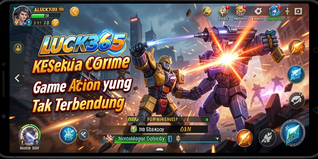 Tampilan gameplay seru dari LUCK365 yang penuh aksi.