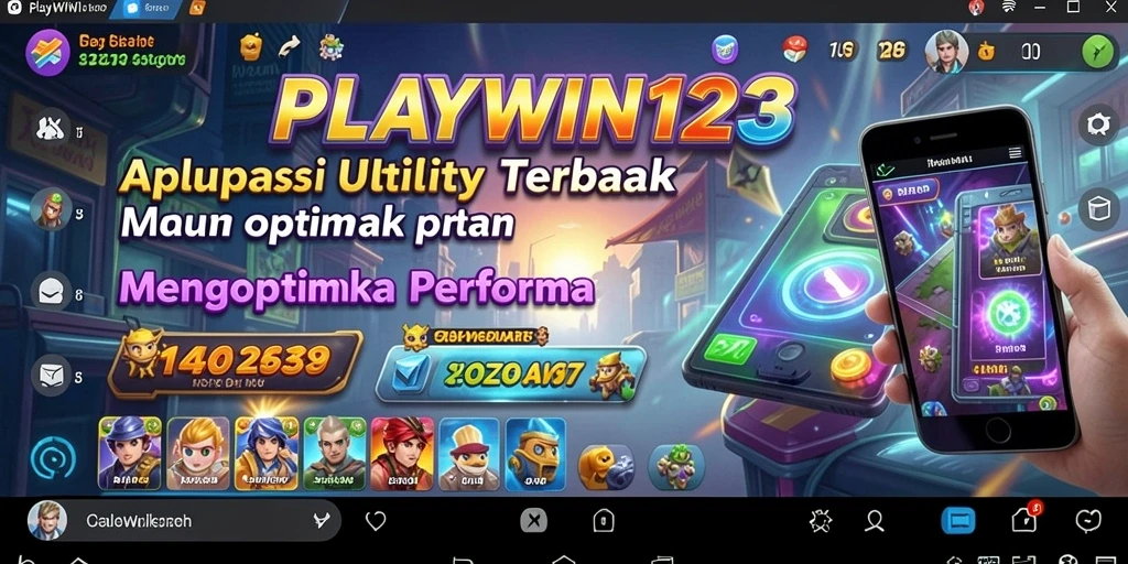 Tampilan antarmuka PLAYWIN123 yang modern dan intuitif.