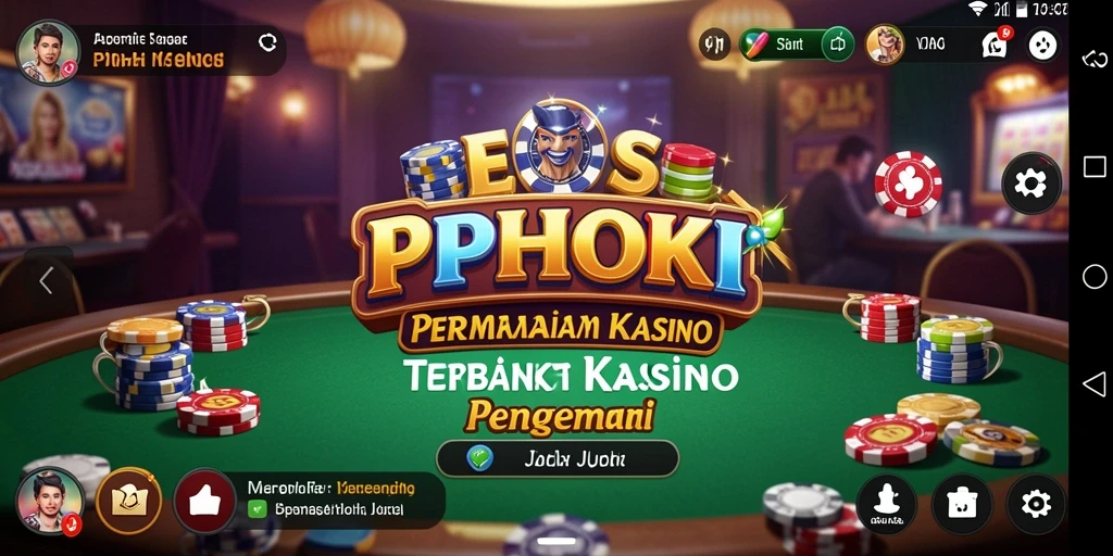 Tampilan gameplay menarik dari PPHOKI dengan suasana kasino.