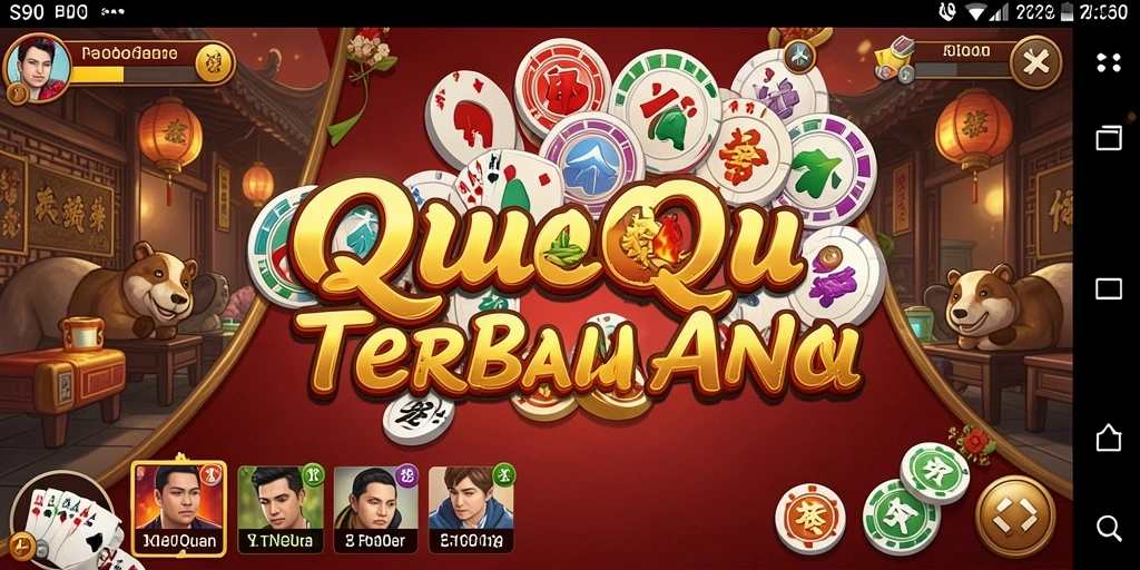 Tangkapan layar S80 menampilkan pengalaman bermain QiuQiu yang seru.