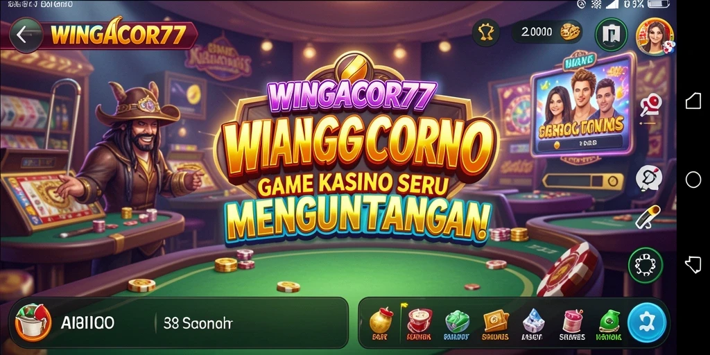 Screenshot gameplay Kasino WINGACOR77 yang menampilkan aksi seru.